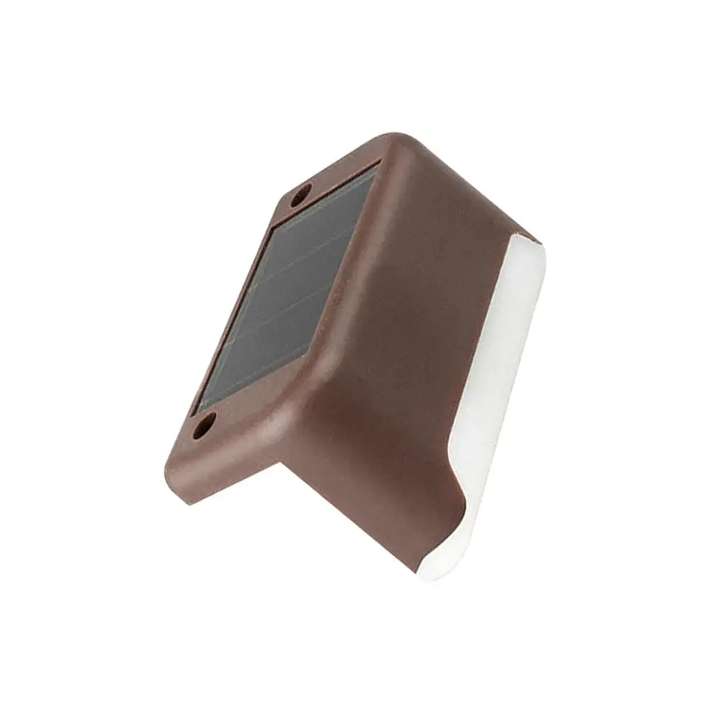 

8Pcs Solar Lights LED Fence Deck Lights Waterproof Led Solar Stair Light Outdoor Wall Step Lamps For Fence Patio Garden Pathway