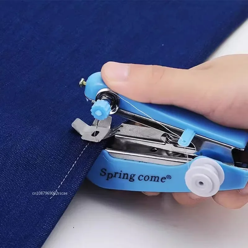 1 коробка портативная Бытовая мини швейная машина цветная нить ручная