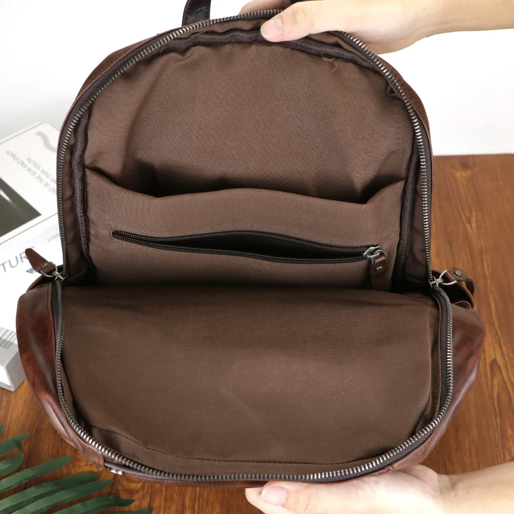 URBAN MASTER Ретро повседневные рюкзаки для мужчин рюкзак ноутбука из натуральной