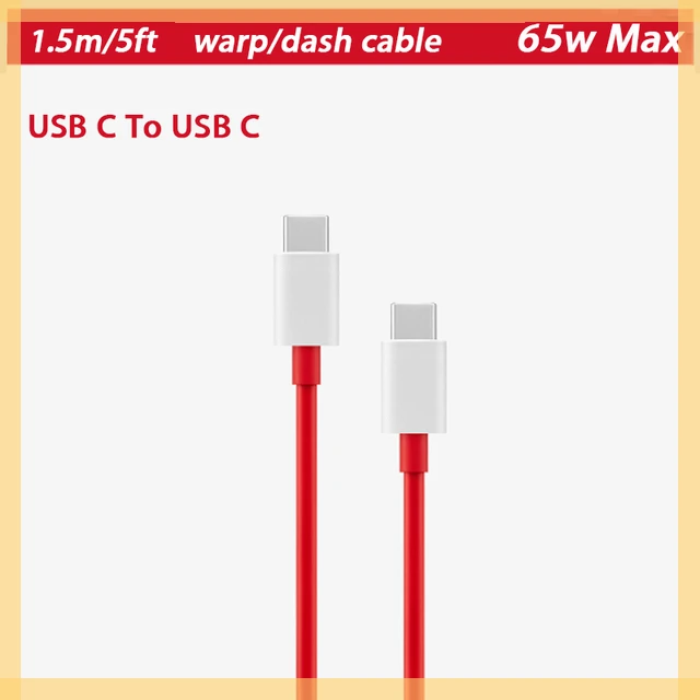 

Hot Sales 6A Fast Charge One Plus 10 Pro 9RT 8 7Pro 7t 7 T 6t Supervooc 9 9R N10 CE 2 5G Original Warp Charge Type-C Dash Cable