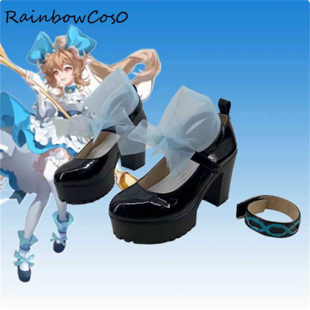 Обувь для косплея рыцарей Eyjafjalla the hамка Арви сапоги игры аниме Хэллоуин RainbowCos0 W4292
