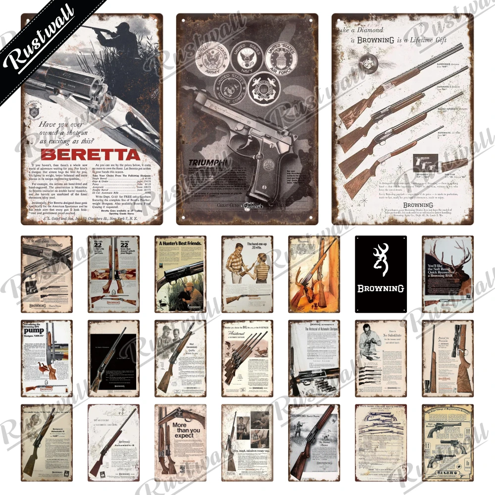 Винтажный металлический знак с ржавчиной на стену