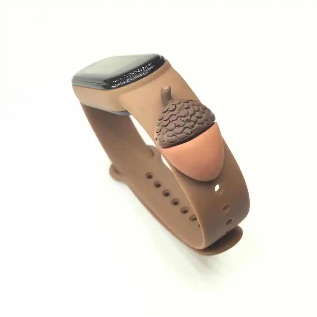 For Mi Band 6 5 4 3 Strap Silicone Doll cartoon  XiaoMI 6 5 4 Watch Band Silicone Doll cartoon Bracelet Smart Sports Wrist