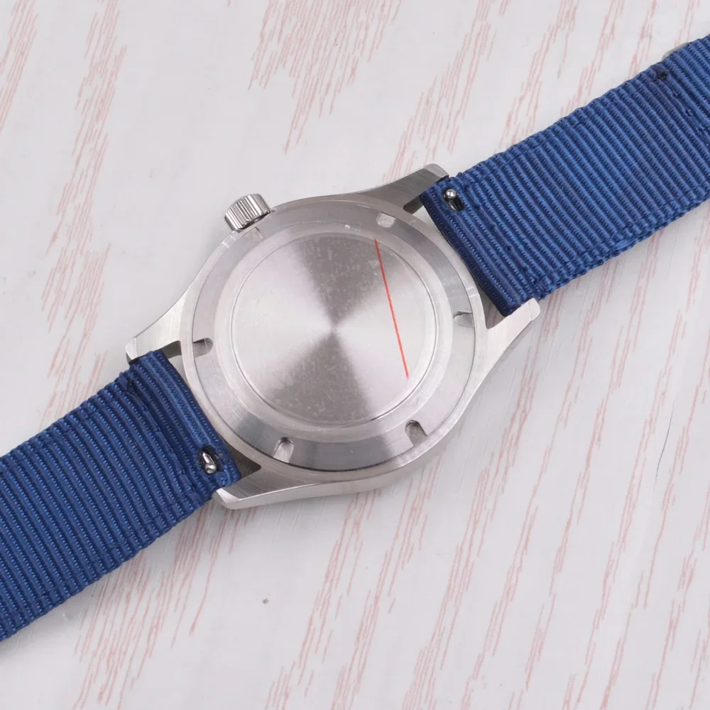 BLIGRT 39 мм NH35 Механизм Нейлоновый ремешок Сапфировое стекло Корпус из нержавеющей