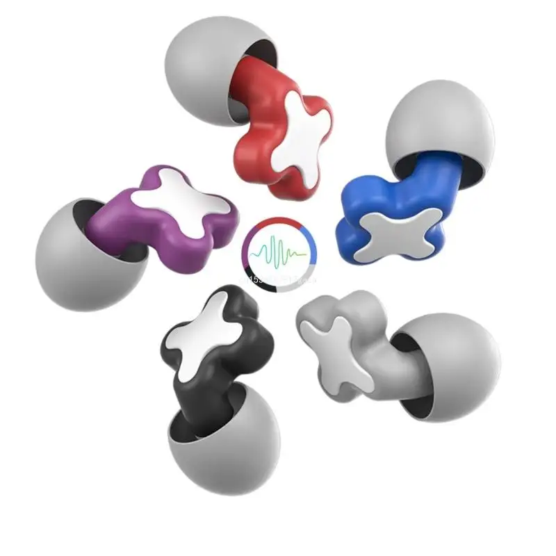 

Sleep Noise Reduction Anti Snoring Soundproof Earplug Silicone Sleep Memory Foam Earplug Noise Ear Protection Plugs Dropship