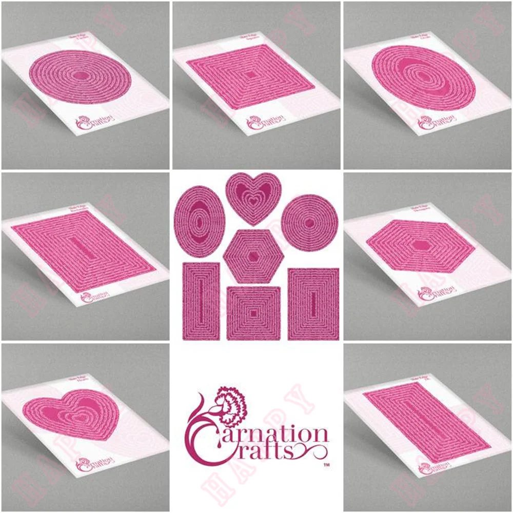 

Metal Cutting Dies Slate Edge Collection Diary DIY Paper Craft Making Greeting Card Scrapbooking Decoration Embossing Template