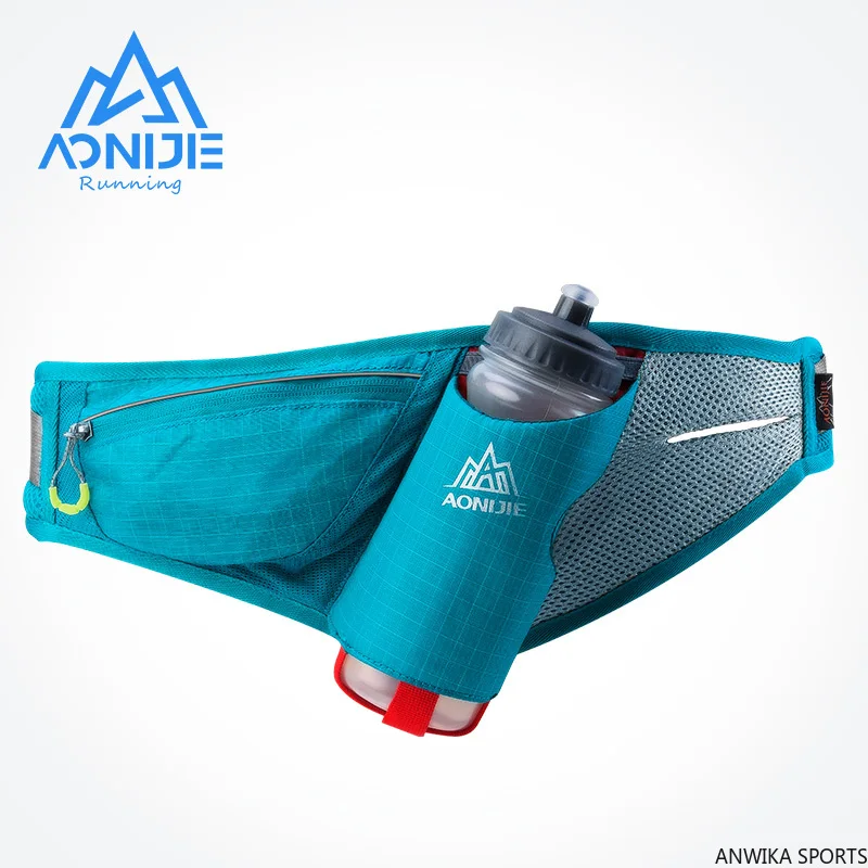 

AONIJIE E849 Marathon Jogging Cycling Running Hydration Belt Waist Bag Pouch Fanny Pack Phone Holder For 600ml Water Bottle
