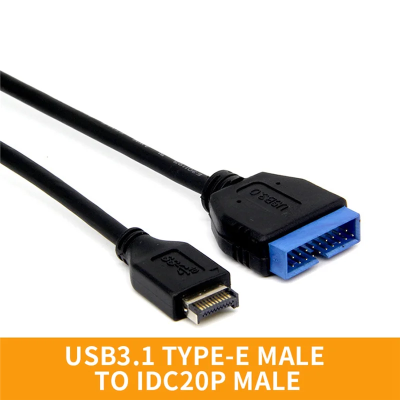 30 см USB 3.1 Type-E Male to IDC20P Кабель-адаптер 20-контактный удлинительный кабель для