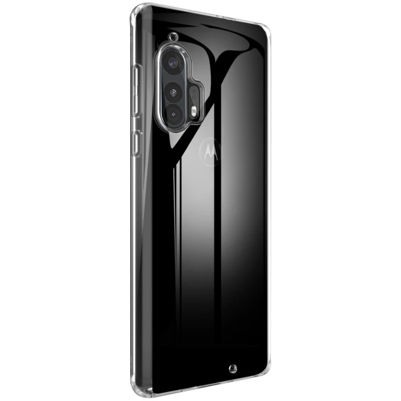 Фото Мягкий чехол из ТПУ для Motorola Edge Plus, прозрачный силиконовый чехол для Moto Edge Plus, ударопрочный ультратонкий прозрачный защитный чехол №4
