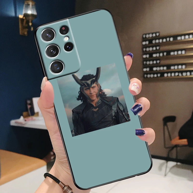 Мстители Marvel Hero Loki для Samsung Galaxy S22 S21 S20 Ultra Plus Pro S10 S9 S8 S7 4G 5G мягкий силиконовый