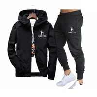 2022 new fashion hazzys mens casual thin windbreaker jacket thin pants s 3xl mens jacket sports windbreaker large size s 7xl