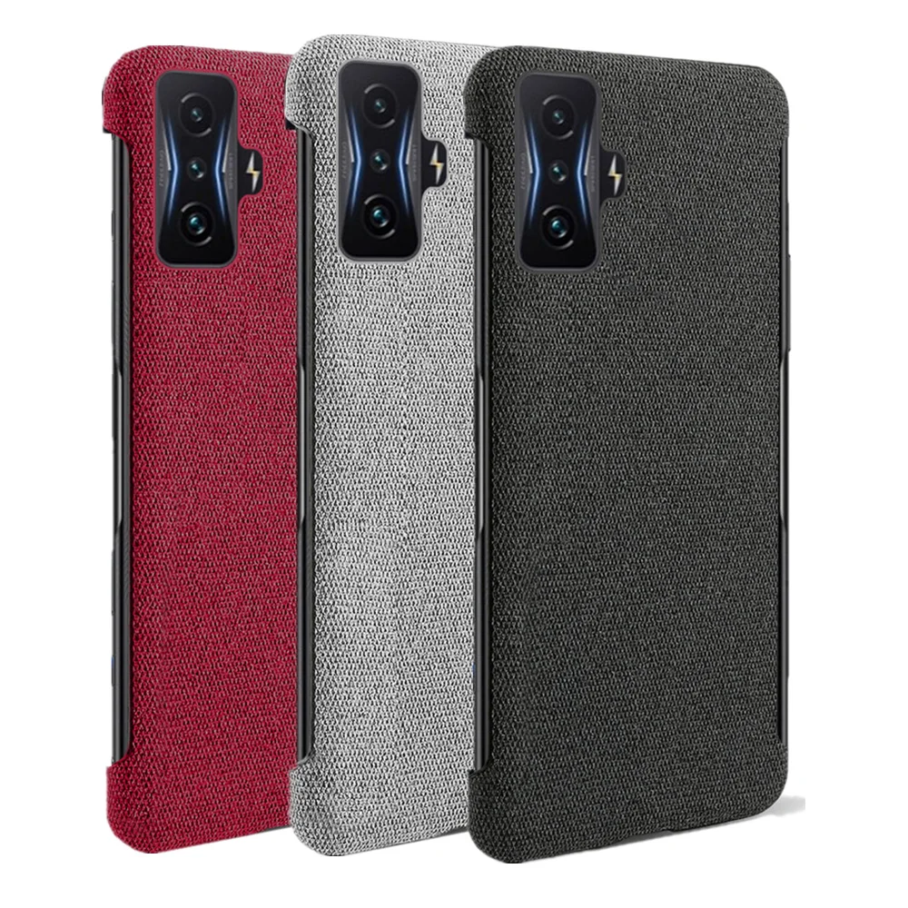 

For Poco F4 GT 5G Case Soft Premium Fabric and Anti-Slip Grip Funda For Poco F4 GT F3 Pro X4 X3 NFC M3 M4 Pro 4G 5G F2 F1 Coque