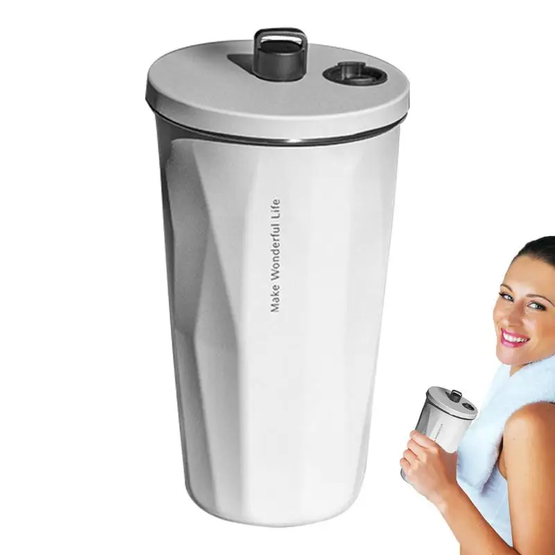 

Thermal Straw Cup 600ml Vacuum Mug For Auto Fashion Shape Drinking Mug For Car Home Party Travel And Camping