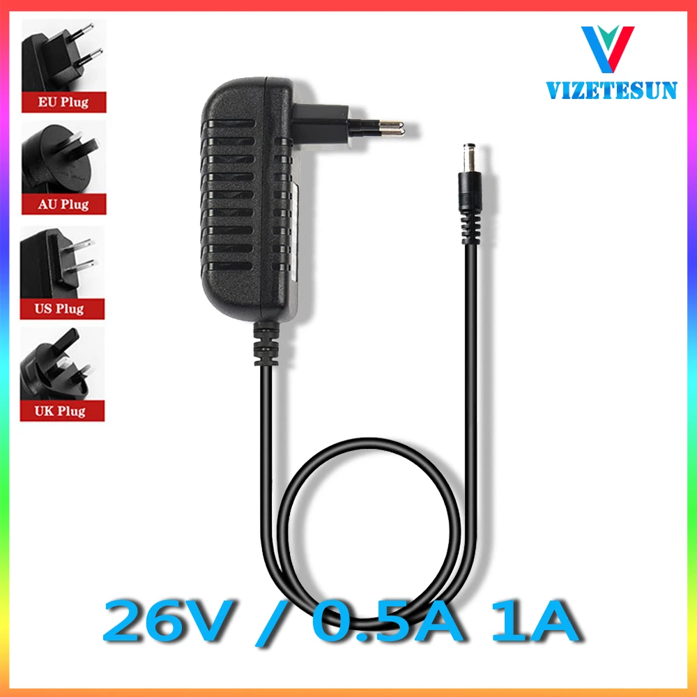 Кабель питания для пылесоса, 26 в, 0,5 А, 26 В, 1 А, 26 в, 500 мА