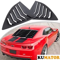 side window scoop louvers abs window visor cover sun rain shade vent for 2010 2015 chevy camaro ls lt rs ss