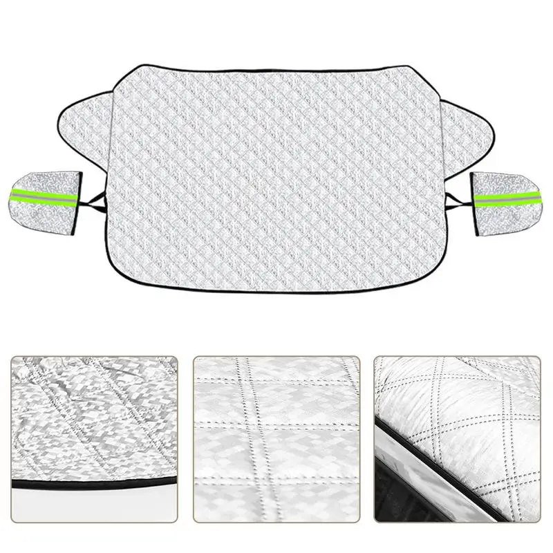 

Car Windshield Cover Sun Shade With Suction Cup Protective Winter Snow Ice Dust Frost 147x100cm