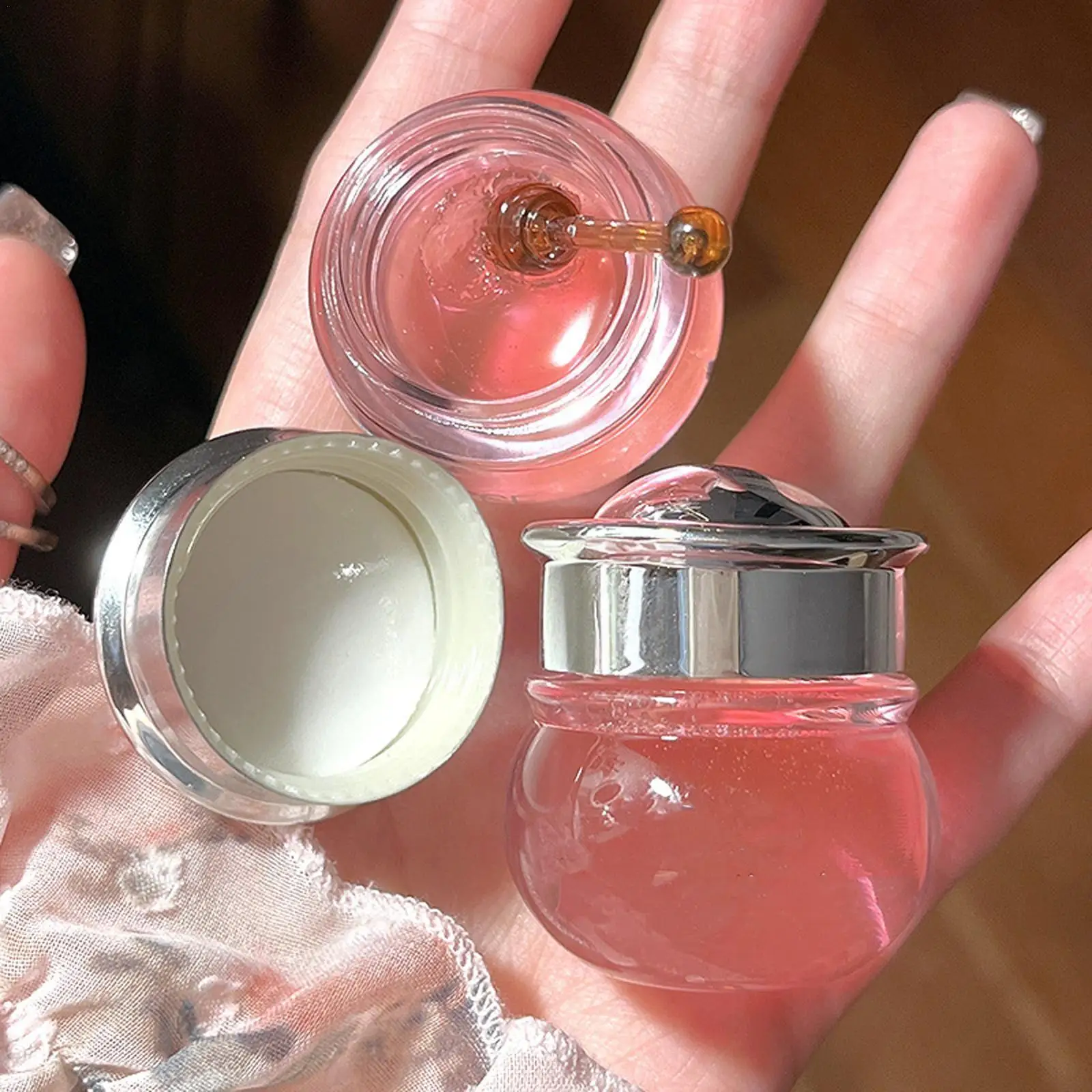 

Вишневое масло для губ, увлажняющее питательное средство против морщин и мелких морщин, средство против растрескивания, средство для сна и губ, маска для гладкого ухода, бальзам V4P7