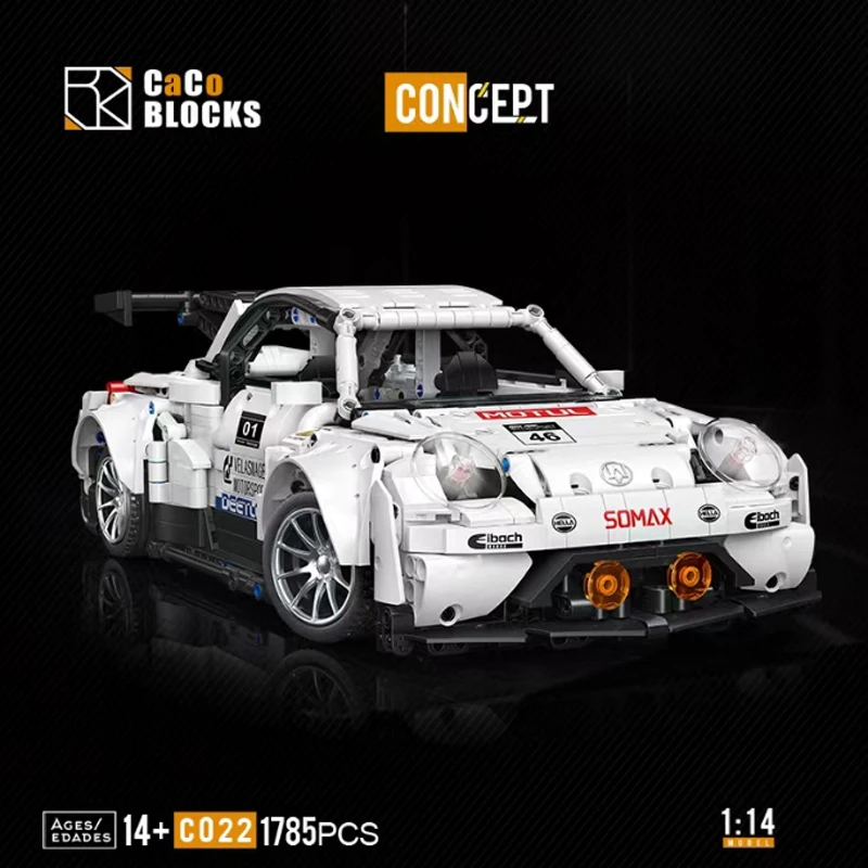 CACO C022 спортивный автомобиль 1 ∶ 14 строительных блоков модель серии супер