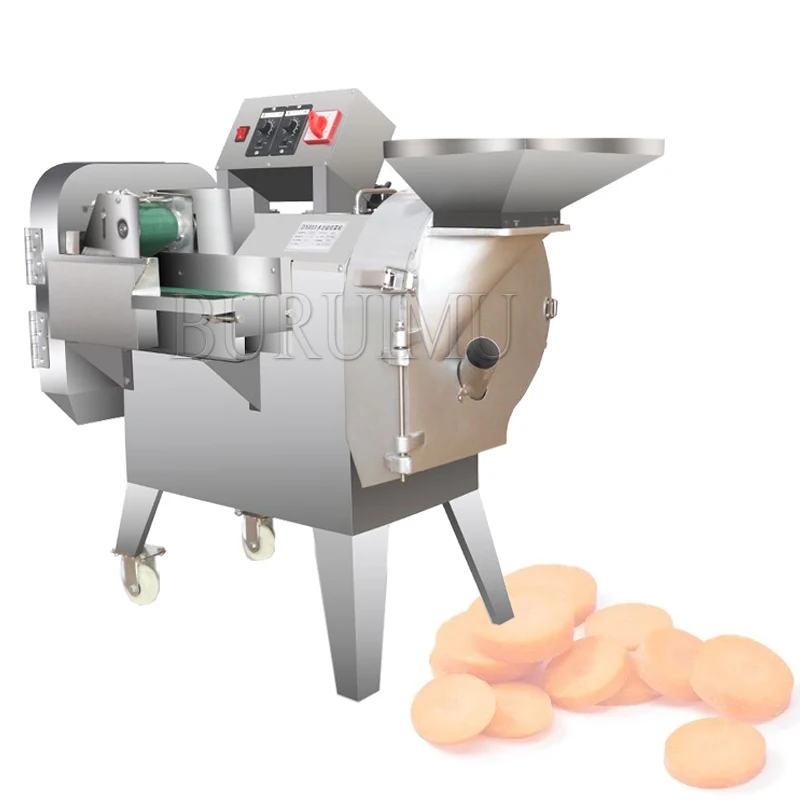 

220V Multi-function Electric Potato Shredder Multifunctional Automatic Vegetable Cutting Machine Commercial Carrot Ginger Slicer
