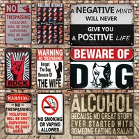 vintage alcohol art poster metal plate retro warning tin sign personalized man cave farmhouse decor plaque rock band stickers