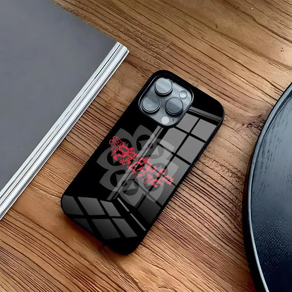 Чехол для телефона Breaking Benjamin iPhone 16 15 Pro 14 13 12 11 Mini X XS XR Max 6 8 Plus SE 2020 стеклянный дизайн