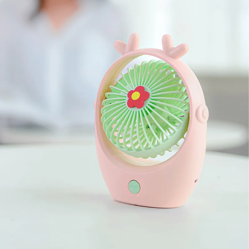 Настольная лампа мини-вентилятор с USB вращающийся на 90 градусов настольный