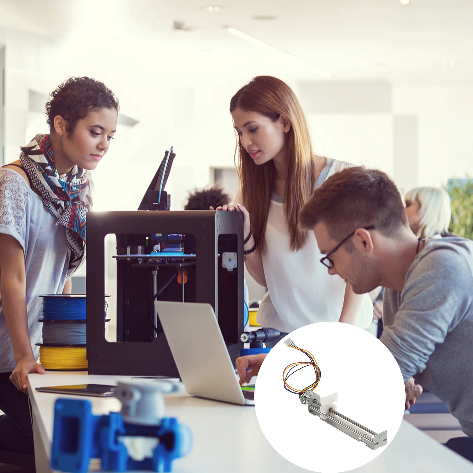 Шаговый двигатель для привода линейного ступени Моторизованная направляющая Secc