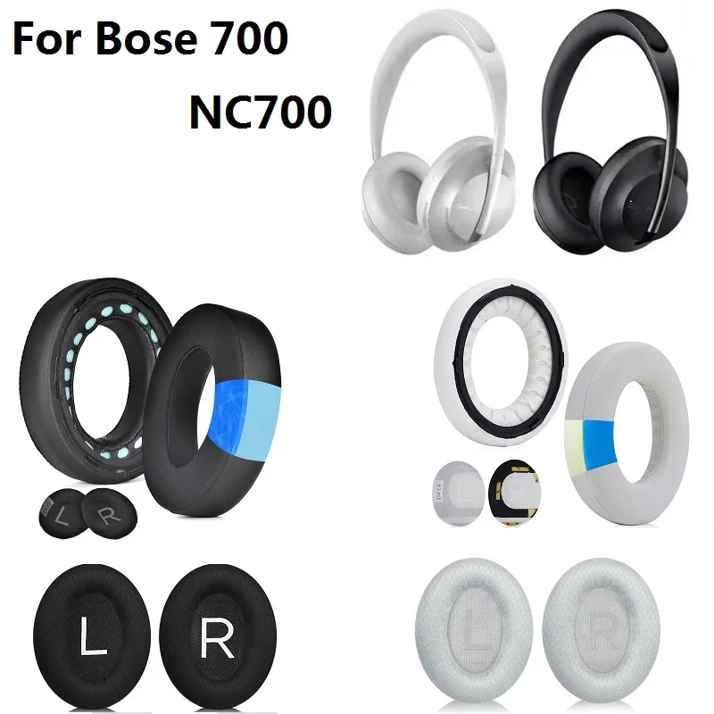 Фото Модернизированные амбушюры для Bose 700 QuietComfort NC700, наушники, подушка для ушей, амбушюры из сетчатой ткани с охлаждающим гелем №1