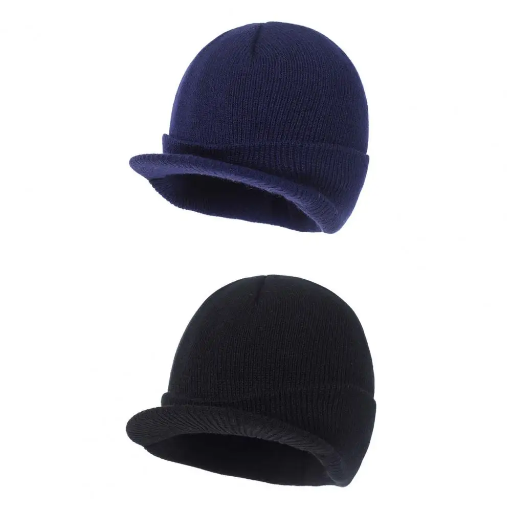 

Cold Weather Thermal Hat Cozy Knitted Hats for Men Women Soft Warm Stylish Headwear for Fall Winter Seasons Warm Hat