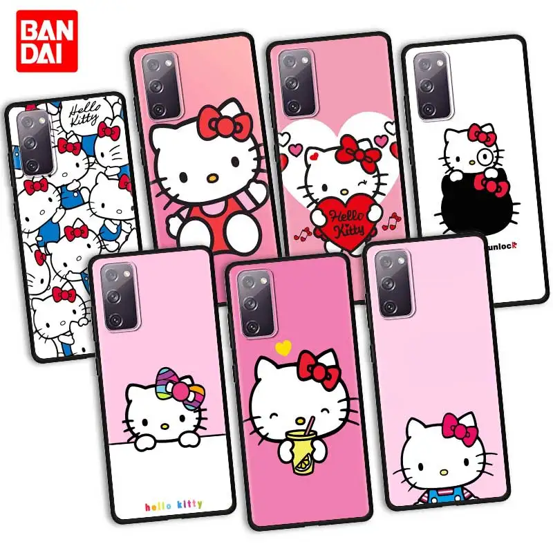 

Hello Kitty Classic Case for Samsung Galaxy S20 FE S21 S10 S9 Plus Ultra 4G 5G S20fe S21fe S21+ S20+ S10+ S9+ Cover Silicone