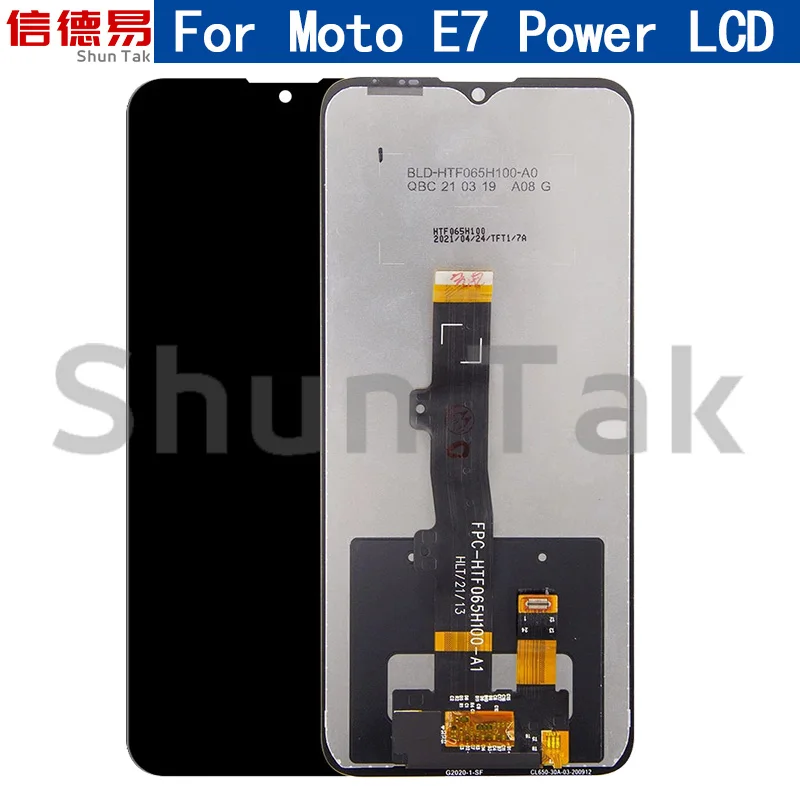 

6.51" For Motorola Moto E7 Power LCD Display Touch Screen Sensor Digiziter Assembly Replace For Moto E7 Power/E7i Power/E7 LCD