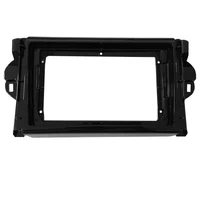 9 inch double din car radio fascia frame for toyota fortuner 2 2015 2016 2017 2018 2019 2020 cable trim dashboard panel kit