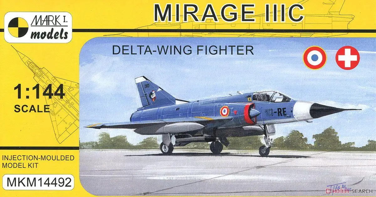 Марк. I модели MKM14492 1/144 MIRAGE IIIC набор моделей бойцов DELTA WING