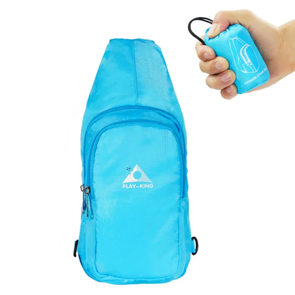 Складная мини-сумка через плечо компактного размера из полиэстера компактная