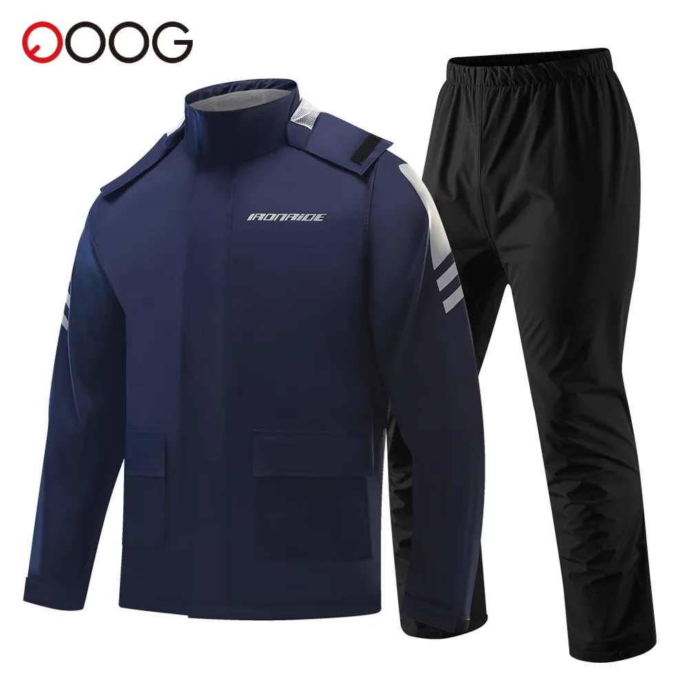 Унисекс Водонепроницаемый Мотоциклетный Плащ Светоотражающий Ветрозащитный