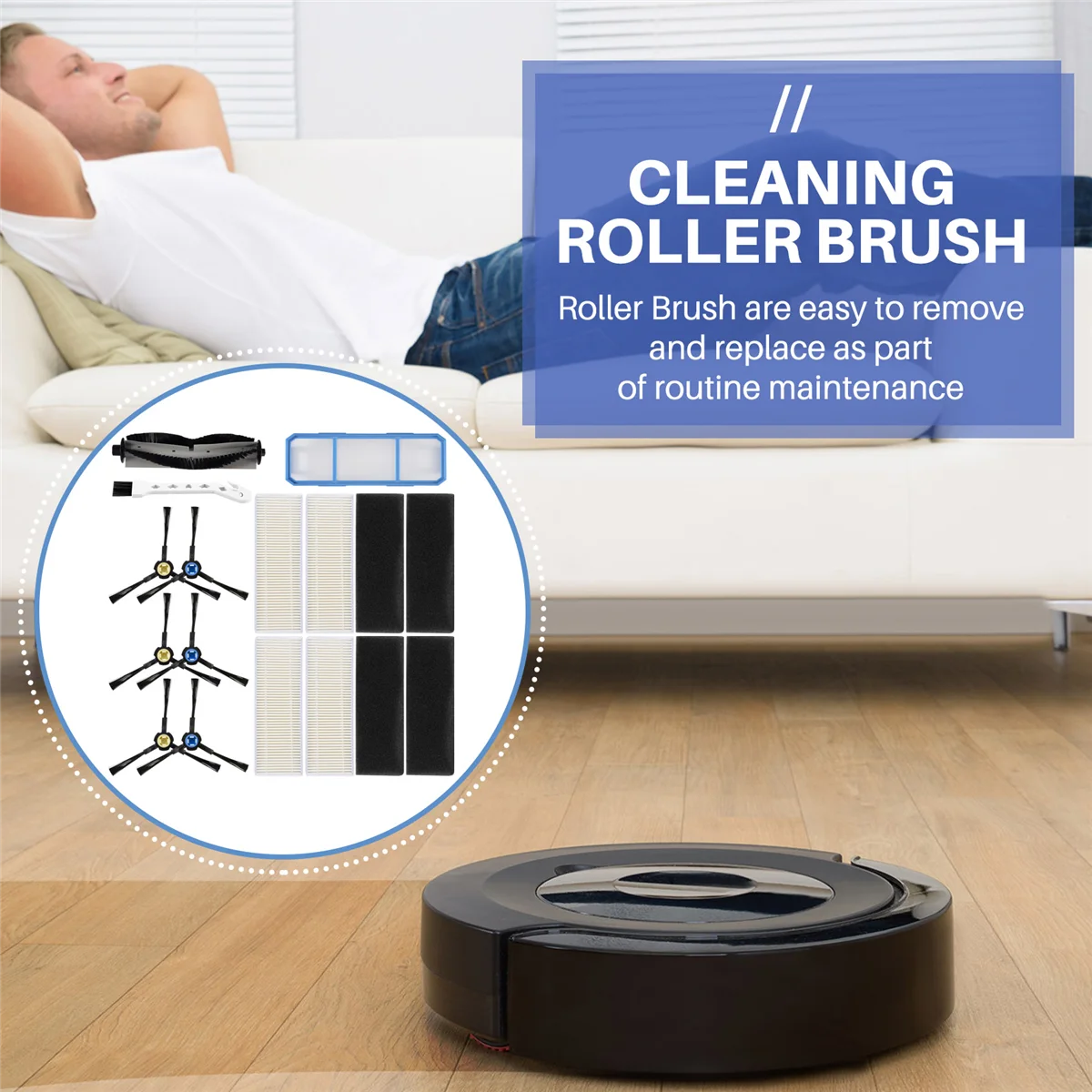 Комплект сменных аксессуаров для ILife A7 A9S V8 V8S X750 X785 X800 V80 Silvercrest SSR1 Ssra1 Вакуумный