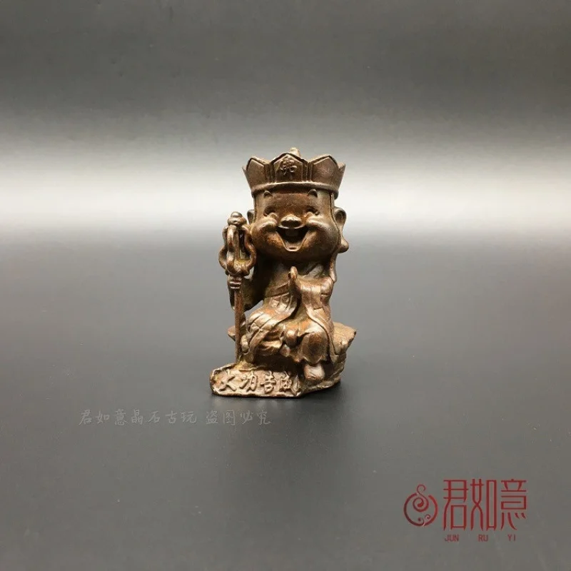 Фото Твердая латунь Путешествие на Запад Солнце Wukong Tang Восемь предсказаний Sand Monk Белый дракон Лошадь Маленький орнамент Бюстгальтер для чайной церемонии №1