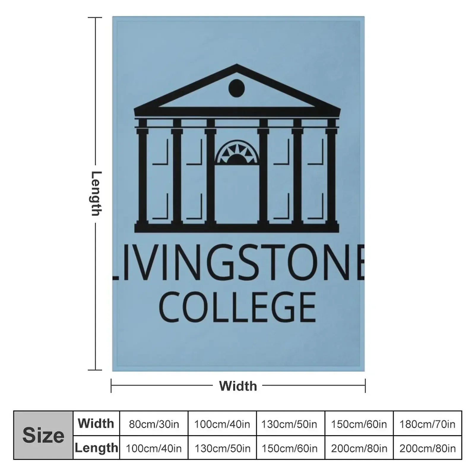 Одеяло для колледжа Livingstone дивана индивидуальный подарок детских одеял