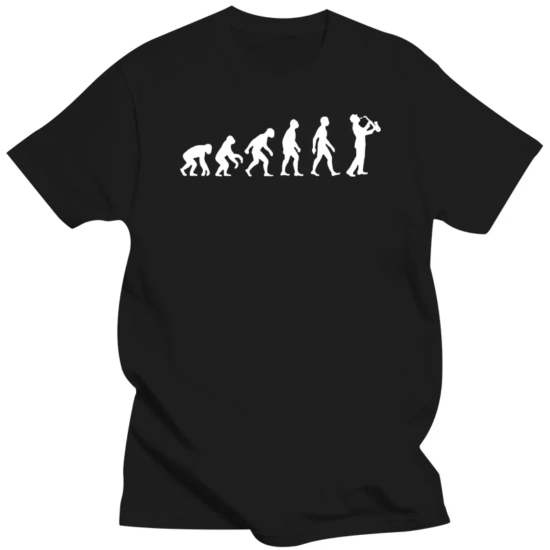 

Evolution of Man Saxophone Player - Mens T-Shirt - Sax - Music - Instrument