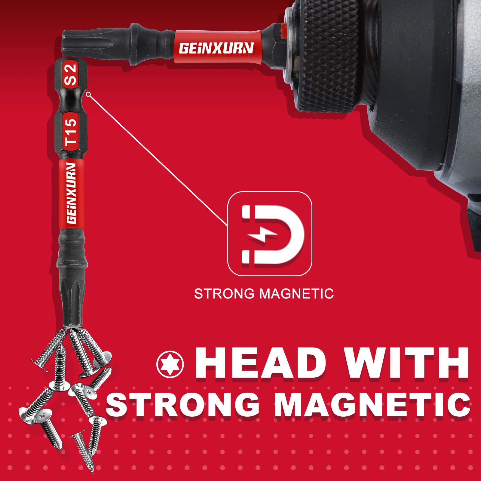 Набор 2-дюймовых отверток Geinxurn