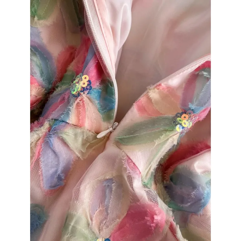 Милое элегантное женское платье с эффектом памяти со стоячим воротником