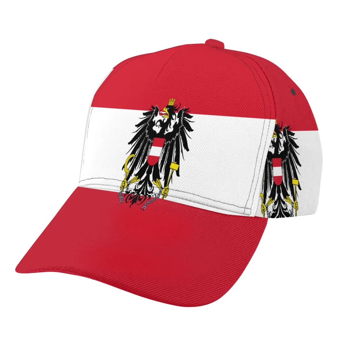 

Flag Of Austria State Outdoor Sport Caps Baseball Hat Men Women Visor Cap Baseball Cap Street Hip Hop Caps