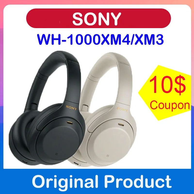 

Sony WH-1000XM4 Active Noise Bluetooth Headset Cancelling Wireless Subwoofer for Android Huawei Apple 1000XM3 Upgrade