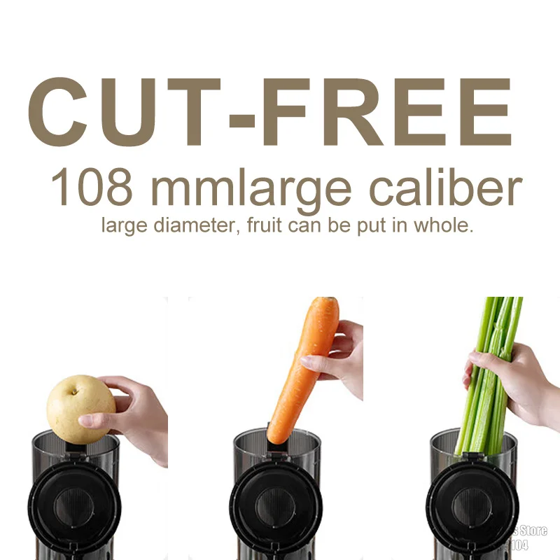 Электрическая соковыжималка Joyoung медленная для фруктов овощей оранжевая