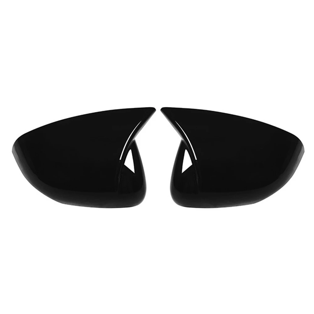 

Glossy Black Ox Horn Rearview Side Glass Mirror Cover Trim Frame Side Mirror Caps for Benz S C Class W223 W206 2021 2022