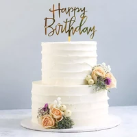 happy birthday cake topper acrylic letter cake toppers party supplies happy birthday black cake decorations boy 33 designs