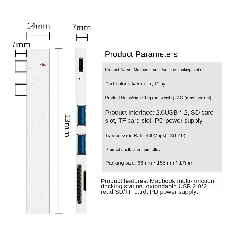Док-станция Tebe для SD/TF-карт USB 3 0 |