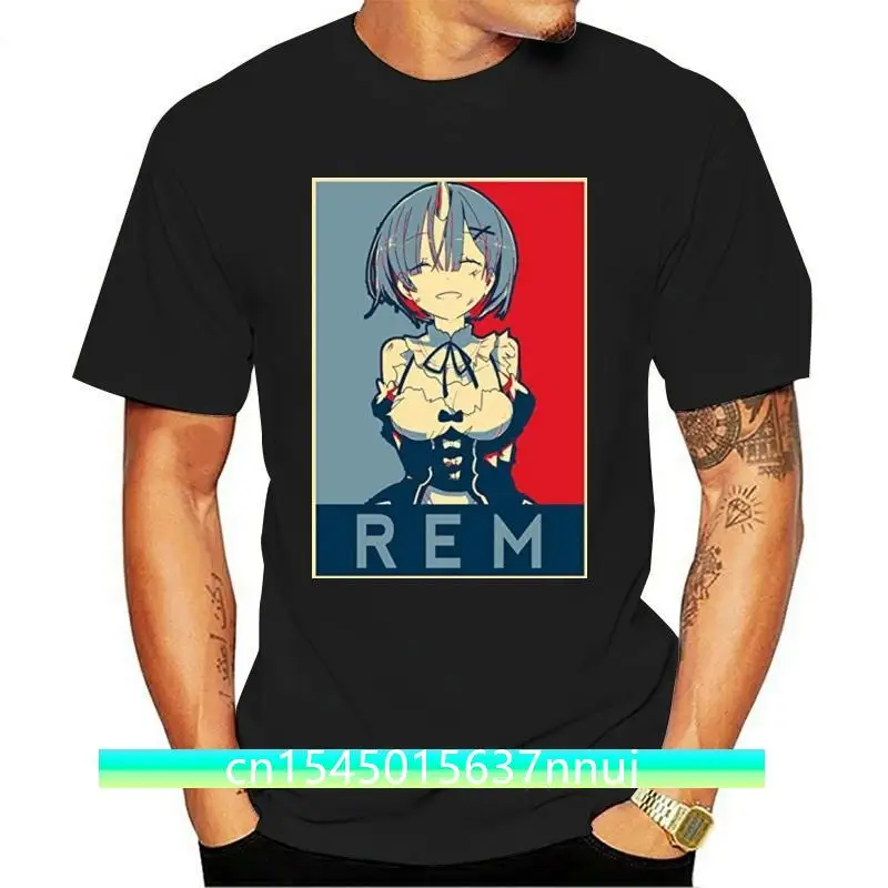 

Men tshirt ReZero Rem Re Zero T Shirt Printed T-Shirt tees top