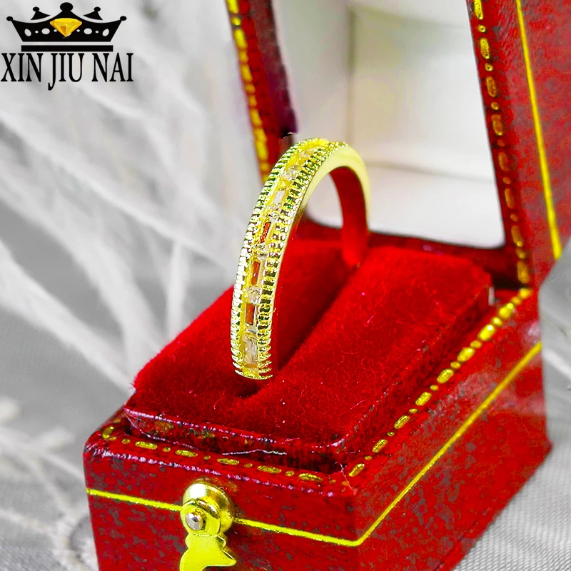 

Кольца женские прозрачные с круглым мозаичным покрытием, обручальные кольца с золотым конским глазом и опалом, простое ювелирное украшение...