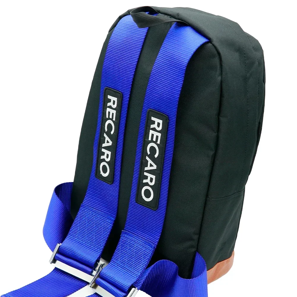Школьный рюкзак RECARO Racing с тканевым ремнем в стиле JDM автомобильный холщовый